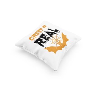 Creep it real Spider Web - Halloween Theme Pillow Covers (Pack Of 2)