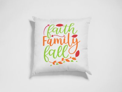 Faith Family Fall -Halloween Theme Pillow Covers (Pack Of 2)