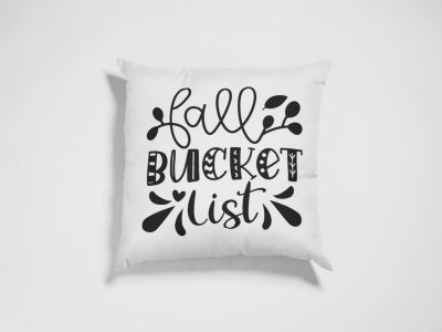 Fall Bucket List -Halloween Theme Pillow Covers (Pack Of 2)