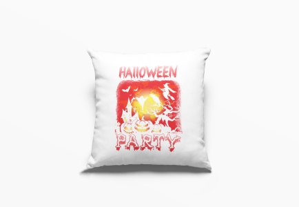 Halloween Party-Tress Evil Pumpkins-Halloween Theme Pillow Covers (Pack Of 2)
