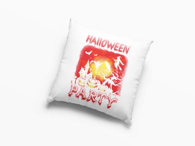Halloween Party-Tress Evil Pumpkins-Halloween Theme Pillow Covers (Pack Of 2)