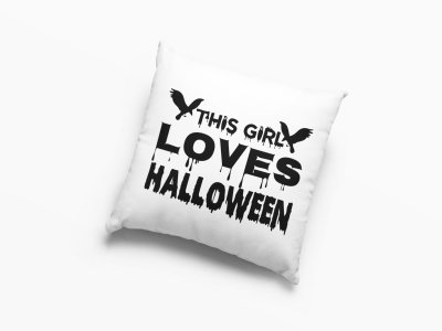 This Girl Loves Halloween-Two Birds-Halloween Theme Pillow Covers (Pack Of 2)