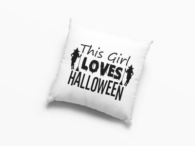 This Girl Loves Halloween-Witches-Halloween Theme Pillow Covers (Pack Of 2)