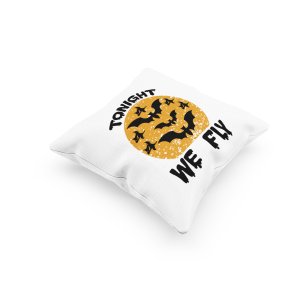 To Night We Fly-Halloween Theme Pillow Covers (Pack Of 2)