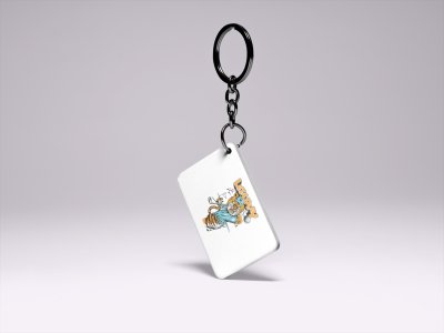 Let's Play-Printed Acrylic Keychains(Pack Of 2)