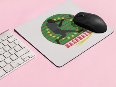 Baseball - Designable Printed Mousepads(20cm x 18cm)