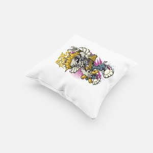 Bone To Rock-Printed Pillow Covers(Pack Of 2)