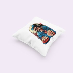 Skull With Cards-Printed Pillow Covers(Pack Of 2)