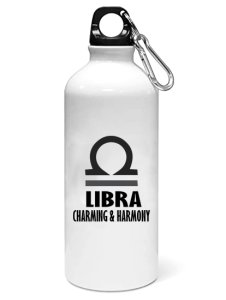 Libra, charming and harmony - Zodiac Sign Printed Sipper Bottles For Astrology Lovers