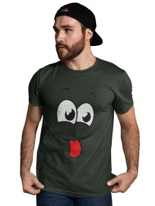 Baby Tongue Emoji T-shirt (Green) - Clothes for Emoji Lovers - Suitable for Fun Events - Foremost Gifting Material for Your Friends and Close Ones
