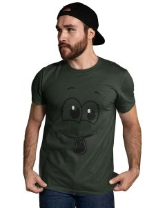 Baby Black Tongue Out Emoji T-shirt (Green) - Clothes for Emoji Lovers - Suitable for Fun Events - Foremost Gifting Material for Your Friends and Close Ones