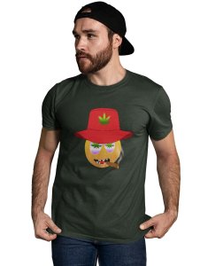 Thug Emoji T-shirt (Green) - Clothes for Emoji Lovers - Suitable for Fun Events - Foremost Gifting Material for Your Friends and Close Ones