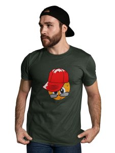 Peek a Boo Emoji T-shirt (Green) - Clothes for Emoji Lovers - Suitable for Fun Events - Foremost Gifting Material for Your Friends and Close Ones