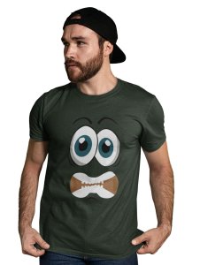 Teeth Blocked Emoji (Green) - Clothes for Emoji Lovers - Suitable for Fun Events - Foremost Gifting Material for Your Friends and Close Ones