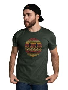 Colourful Patterns in Smiley Emoji Printed T-shirt (Green) - Clothes for Emoji Lovers - Suitable for Fun Events - Foremost Gifting Material for Your Friends and Close Ones
