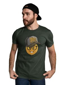 Rabbit Teeth with a Cap Emoji T-shirt (Green) - Clothes for Emoji Lovers - Suitable for Fun Events - Foremost Gifting Material for Your Friends and Close Ones