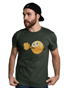Drunker Emoji T-shirt (Green) -Foremost Gifting Material for Your Friends and Close Ones