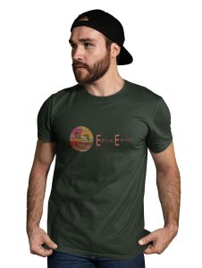 Ethnic Emoji with Patterns Printed T-shirt (Green) - Clothes for Emoji Lovers -Foremost Gifting Material for Your Friends and Close Ones