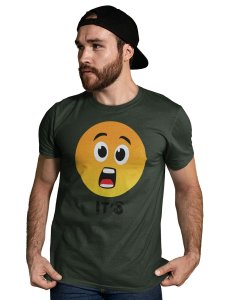 Strange Emoji Blended T-shirt (Green) - Clothes for Emoji Lovers - Suitable for Fun Events - Foremost Gifting Material for Your Friends and Close Ones