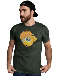 Engineer Emoji T-shirt (Green) - Clothes for Emoji Lovers - Suitable for Fun Events - Foremost Gifting Material for Your Friends and Close Ones