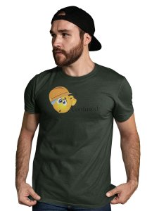 Engineer Confused Emoji T-shirt (Green) - Clothes for Emoji Lovers - Suitable for Fun Events - Foremost Gifting Material for Your Friends and Close Ones