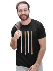 Vertical Bar Printed T-shirt - Clothes for Emoji Lovers - Suitable for Fun Events - Foremost Gifting Material for Your Friends and Close Ones