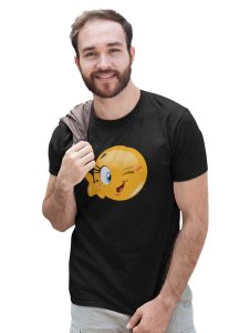 Blink a Wink Emoji T-shirt - Clothes for Emoji Lovers - Suitable for Fun Events - Foremost Gifting Material for Your Friends and Close Ones