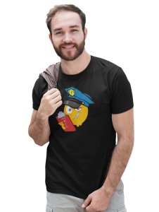 Please be Aware, Police is Here Emoji T-shirt - Clothes for Emoji Lovers - Suitable for Fun Events - Foremost Gifting Material for Your Friends and Close Ones
