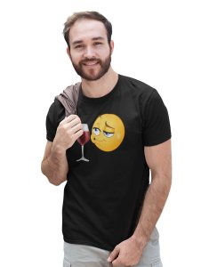 Whisky is Risky Emoji T-shirt - Clothes for Emoji Lovers - Suitable for Fun Events - Foremost Gifting Material for Your Friends and Close Ones