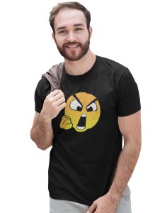 Open Mouth Angry Emoji T-shirt - Clothes for Emoji Lovers - Suitable for Fun Events - Foremost Gifting Material for Your Friends and Close Ones