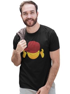 Eyes Covered with Cap Emoji T-shirt - Clothes for Emoji Lovers - Suitable for Fun Events - Foremost Gifting Material for Your Friends and Close Ones
