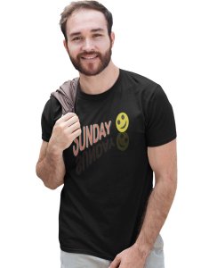 Sunday Funday Emoji T-shirt - Clothes for Emoji Lovers - Suitable for Fun Events - Foremost Gifting Material for Your Friends and Close Ones
