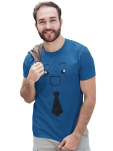 Open Mouth with a Tie Emoji T-shirt - Clothes for Emoji Lovers - Suitable for Fun Events - Foremost Gifting Material for Your Friends and Close Ones