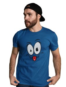 Tongue Out Lips Wave Emoji T-shirt - Clothes for Emoji Lovers - Suitable for Fun Events - Foremost Gifting Material for Your Friends and Close Ones