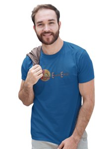 Ethnic Emoji with Patterns Printed T-shirt (Blue) - Clothes for Emoji Lovers - Suitable for Fun Events - Foremost Gifting Material for Your Friends and Close Ones