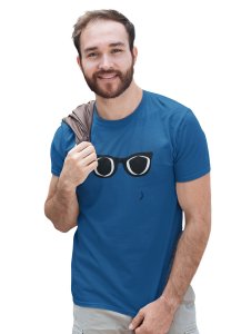 Black and White glasses Emoji Printed T-shirt - Clothes for Emoji Lovers - Suitable for Fun Events - Foremost Gifting Material for Your Friends and Close Ones