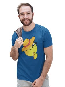 I Am a Queen Emoji T-shirt (Blue) - Clothes for Emoji Lovers - Suitable for Fun Events - Foremost Gifting Material for Your Friends and Close Ones