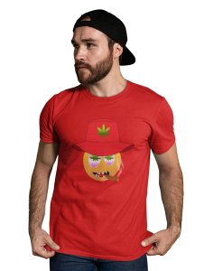 Thug Emoji T-shirt (Red) - Clothes for Emoji Lovers - Foremost Gifting Material for Your Friends and Close Ones