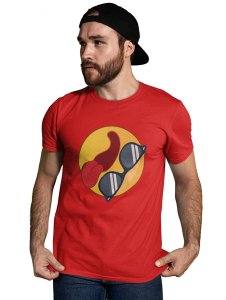 Tongue Twister Emoji T-shirt (Red) - Clothes for Emoji Lovers - Foremost Gifting Material for Your Friends and Close Ones