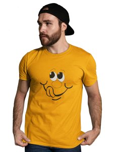 Yummy Emoji T-shirt (Yellow) - Clothes for Emoji Lovers - Suitable for Fun Events - Foremost Gifting Material for Your Friends and Close Ones
