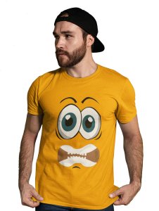 Teeth Blocked Emoji (Yellow) - Clothes for Emoji Lovers - Suitable for Fun Events - Foremost Gifting Material for Your Friends and Close Ones