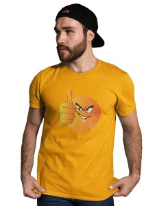 All The Best Emoji Printed T-shirt (Yellow) - Foremost Gifting Material for Your Friends and Close Ones
