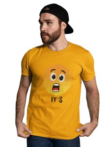 Strange Emoji Blended T-shirt (Yellow) - Foremost Gifting Material for Your Friends and Close Ones