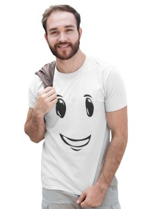 Without Nose Emoji T-shirt (White) - Clothes for Emoji Lovers -Foremost Gifting Material for Your Friends and Close Ones