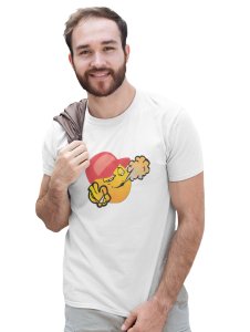 Puffing Weed Emoji Printed T-shirt (Green) - Clothes for Emoji Lovers - Suitable for Fun Events - Foremost Gifting Material for Your Friends and Close Ones