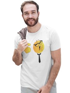 Strong Man Emoji T-shirt (White) - Clothes for Emoji Lovers -Foremost Gifting Material for Your Friends and Close Ones