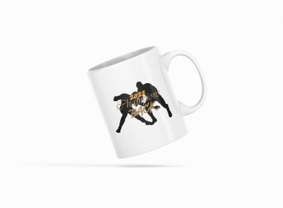Champions Back Text - Printed Coffee Mugs For Sports Lovers