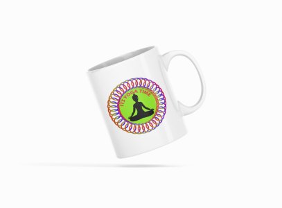 It's Yoga Time Text - Printed Coffee Mugs For Yoga Lovers