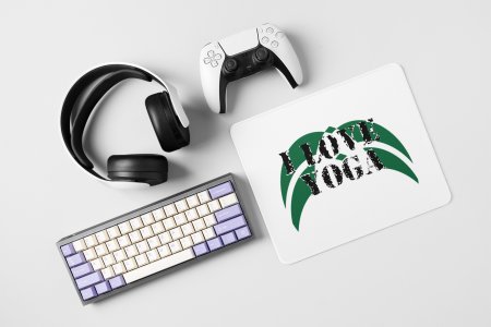 I love yoga - yoga themed mousepads