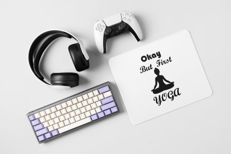 Okay - yoga themed mousepads